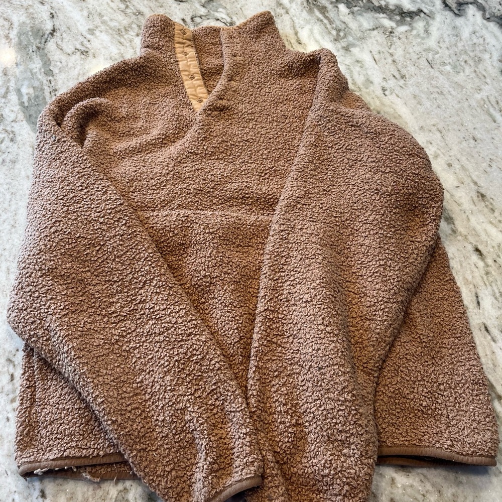 Skims Sherpa Pullover Jacket Size L/XL